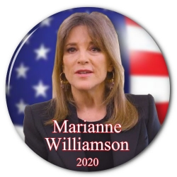 Marianne Williamson 2020 3" campaign button